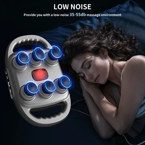 6 Head Massage Gun Deep Tissue Percussion Massager for Muscle Vibrating Relax - Picture 8 of 38