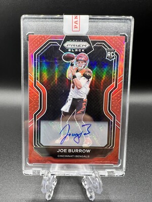 Joe Burrow 2020 Prizm Black Red Auto 24 /99 Rookie RC Autograph