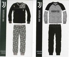 MENS BOY PYJAMAS SERAPHIM THERMO COTTON CUFFS JUVENTUS LOGO ART.JU14130