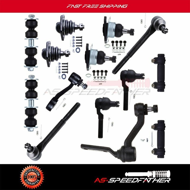 Suspension 14 x Front Tie Rod Ends Kit Fits Chevy S10 Blazer 4WD 1995