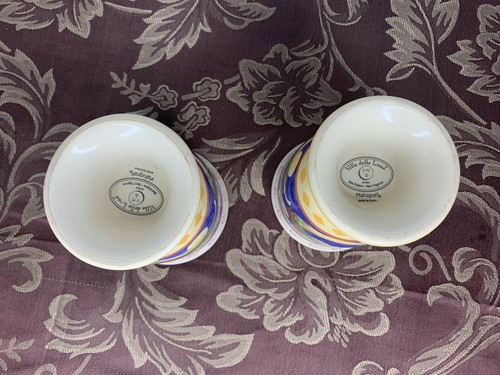 Pfaltzgraff Villa Della Luna Pedestal Coffee Tea Mugs Lot of 2 - Picture 9 of 9