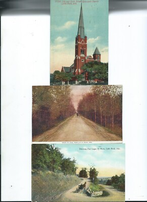 Three Little Rock Vintage post cards