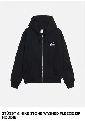 STÜSSY NIKE STONE WASHED FLEECE HOODIE