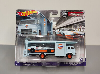 Hot Wheels Team Transport #57 DeTomaso Pantera Gr4 - Second Story Lorry 1:64