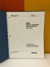Tektronix 070-4998-01 2230 Digital Storage Oscilloscope Operators Manual
