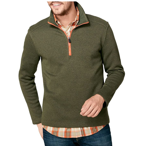 Half-Zip Pullover Fleece Sweater Size 