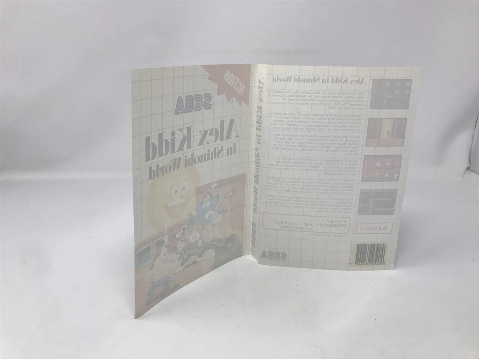 Artwork ONLY -- Alex Kidd in Shinobi World - Sega Master System - NO BOX NO GAME - Image 3 of 3