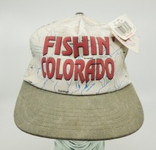 VTG Fishing Fishin Colorado Trucker Hat Cap Made in USA Rare Z17