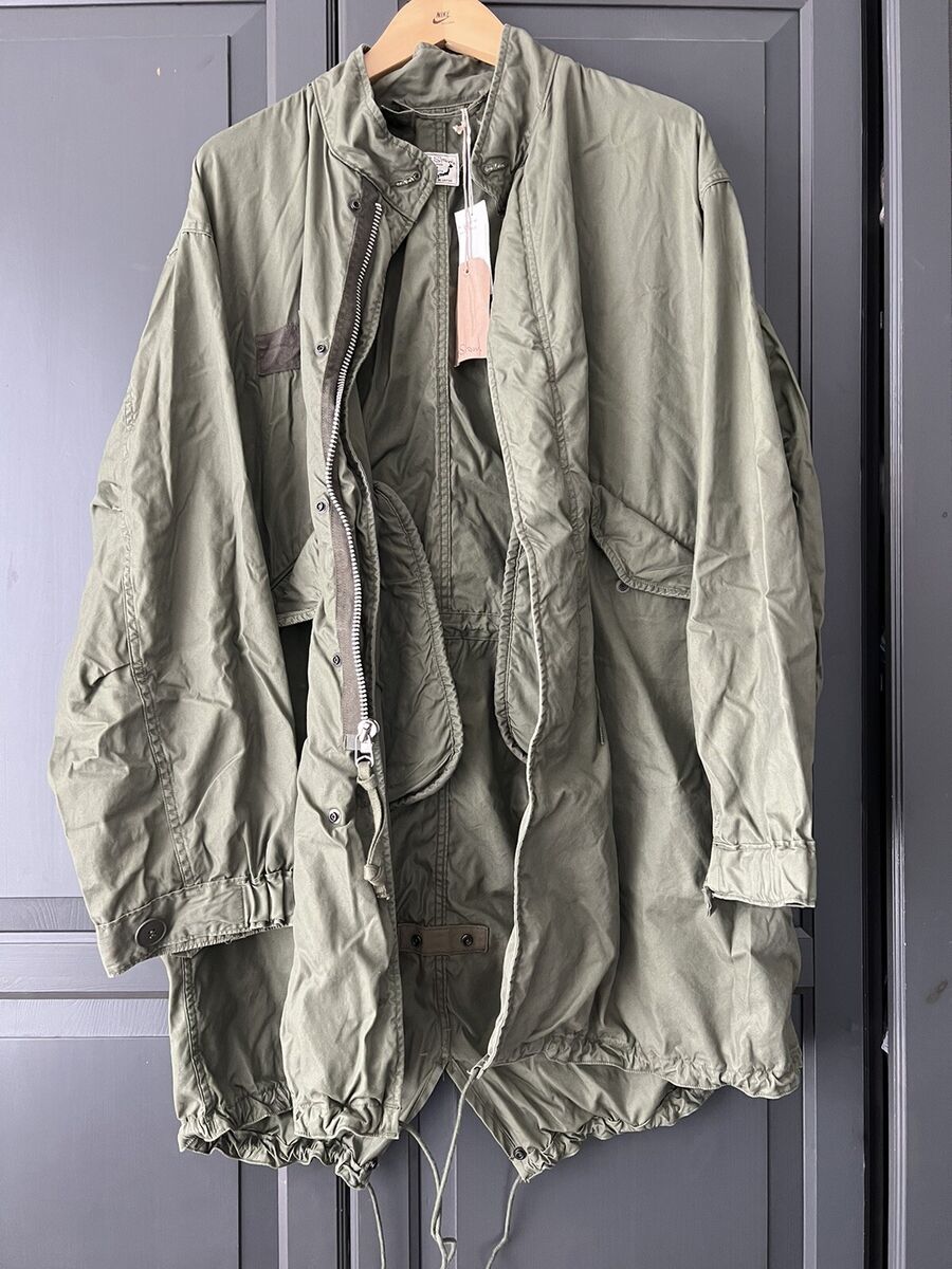 orSlow Japan Military M-65 Fish Tail Parka Coat - Army Size orSlow Japan Military M-65 Fish Tail Parka Coat - Army Size