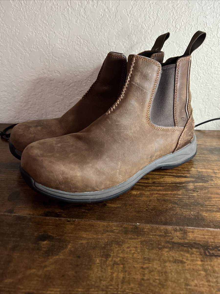 RED WING, Brown Steel Toe Safety Boots ASTM F 2413-11 Sz 9D 