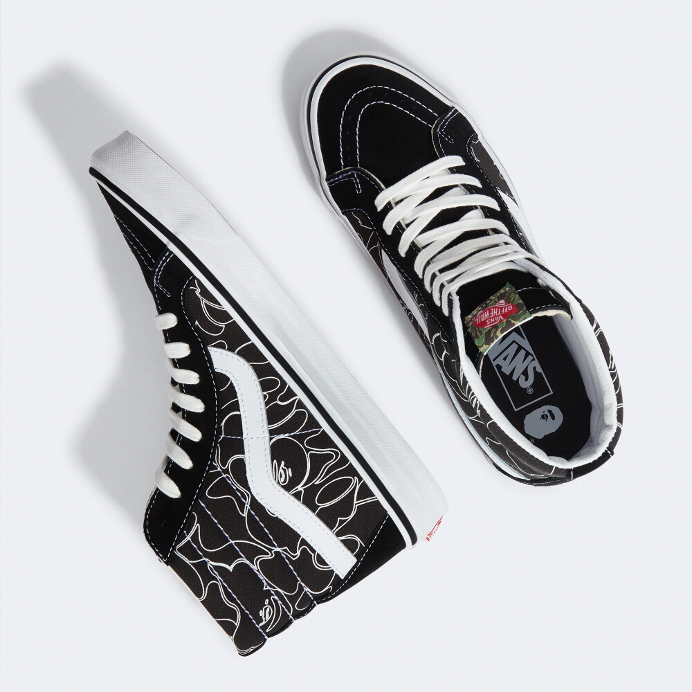 vans x bape sk8 hi 38 dx