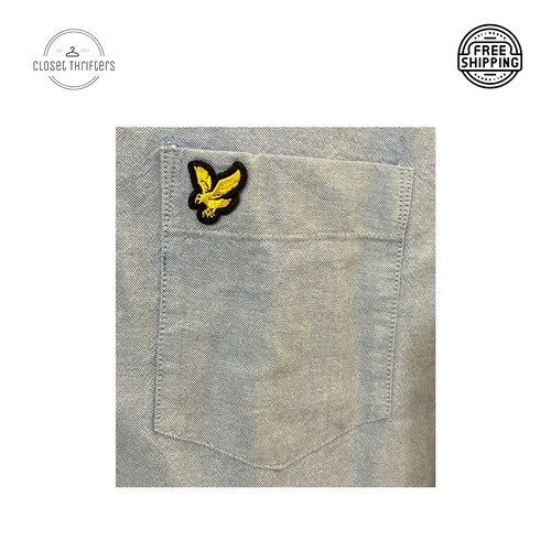 Camisa azul informal manga larga LYLE & SCOTT para hombre talla S - Imagen 3 de 6