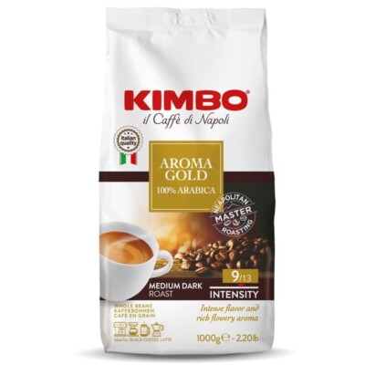 Kimbo AROMA GOLD - Coffee Beans 1kg / 35.27 oz