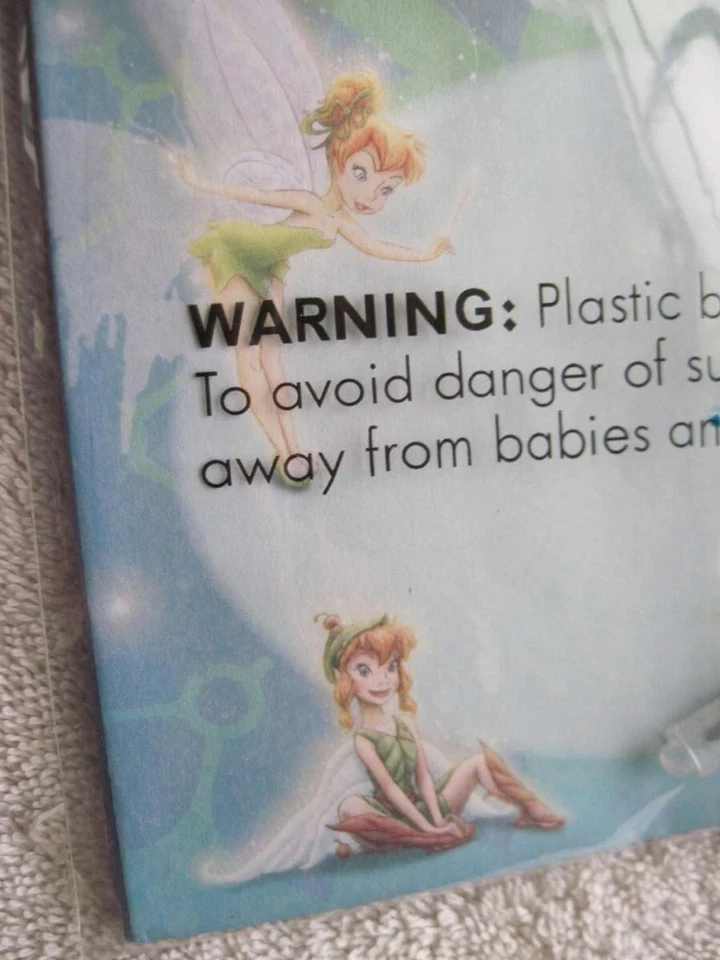 Disney's Stationary Set Note Paper Envelopes Fairies " Small but Powerful" Green - Image 4 of 4