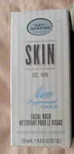 The Art of Shaving New York Face Wash 4 oz Peppermint Essential Oil Aloe Vera