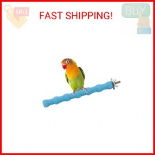 Hypeety Wood Perch Stand Paw Grinding Stick Toy Colorful Pet Bird Cage Stand Pla