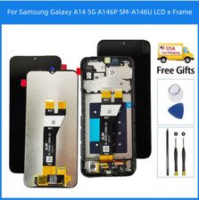 For Samsung Galaxy A14 5G SM-A146U A146P LCD Touch Screen Replacement  Frame
