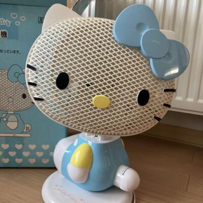 Hello Kitty Personal Electric Fan CPM-183KD From Japan Rare Good