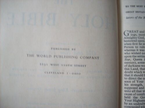 Vintage / Antike Bibel Konkordanz roter Buchstabe King James Version - Bild 8 von 12