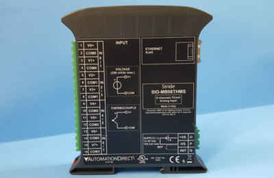 AUTOMATION DIRECT, STRIDE, SIO- MB08THMS/8-CH TC/mV, ANALOG INPUT ENET