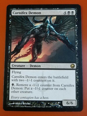 1x Carnifex Demon | Scars of Mirrodin | MTG Magic Cards | eBay