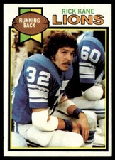1979 Topps Rick Kane Detroit Lions #59