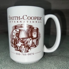 Smith-Cooper International 800-766-0076 Coffee Mug Cup White Pipe Fitting