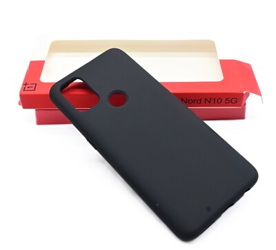 Original OnePlus Nord N10 5G Sandstone Bumper Case 5431100186 Schutzhülle Black
