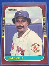 1987 Donruss Opening Day   #182 Jim Rice  Boston Red Sox Baseball Card H1
