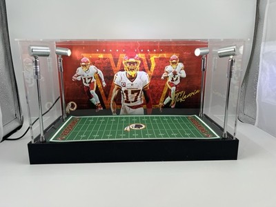 Terry McLaurin - Redskins - Custom 2-3 Card PSA Display Case W/ LED Lights