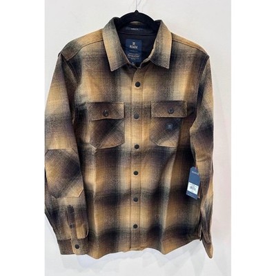 Roark x Pendleton Nordsman RW558 Wool Flannel Shirt Jacket Large Dark Brown NWT