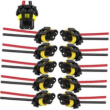 10PCS 9005 HB3 9006 HB4 Bulb Socket Female Adapter Wiring Harness 9005 9006