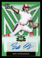 Ben Hernandez BA-BH1 SN,Auto Baseball 2020 Leaf Valiant