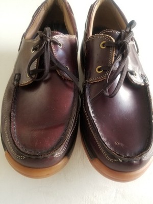 Joya Aida Brown Lace Up Running Comfortable Men's Shoes Leather U.S Size 9.5