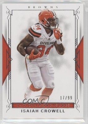 2017 Panini National Treasures 17/99 Isaiah Crowell #44 1h5