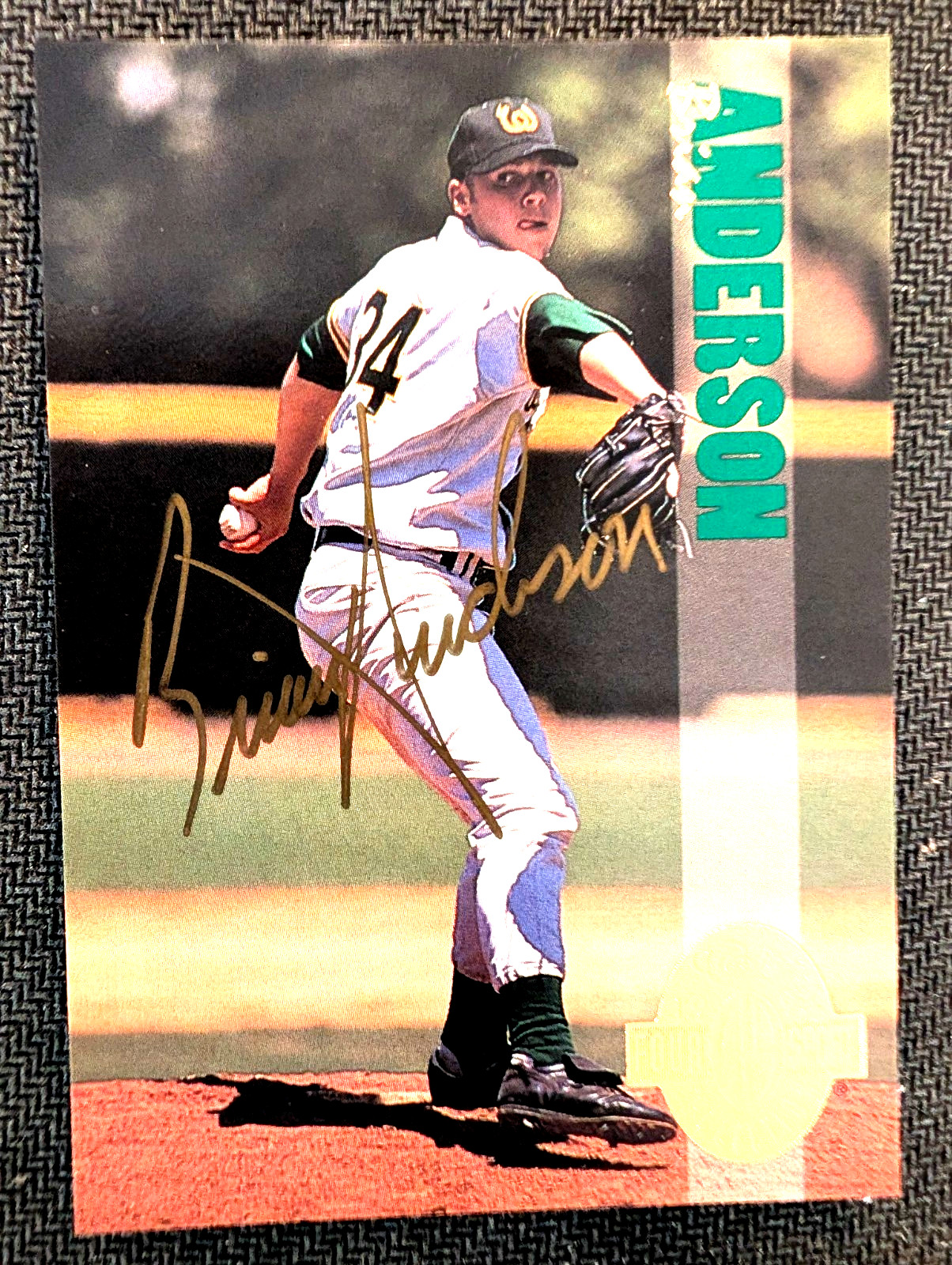 1993 Four Sport Brian Anderson Rare autographed card given at STL convention