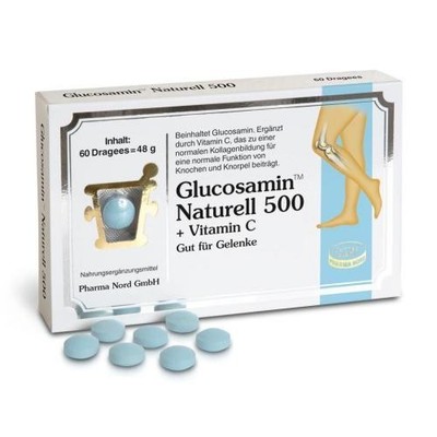 GLUCOSAMIN NATURELL 500 mg Pharma Nord Dragees 60 St