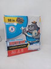98 Inch Collapsible Shower Threshold Water Dam Barrier White Water Blocker