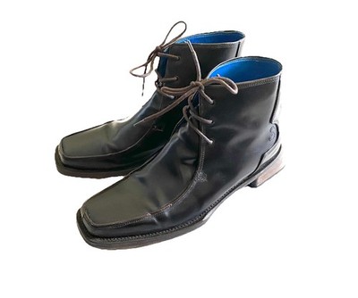 Vintage men s brown OLIVER SWEENEY lace up boots shoes size UK 10