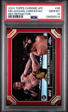 2024 Topps Chrome UFC Melquizael Conceicao #98 Red Refractor /5  RC PSA 10 Pop 1
