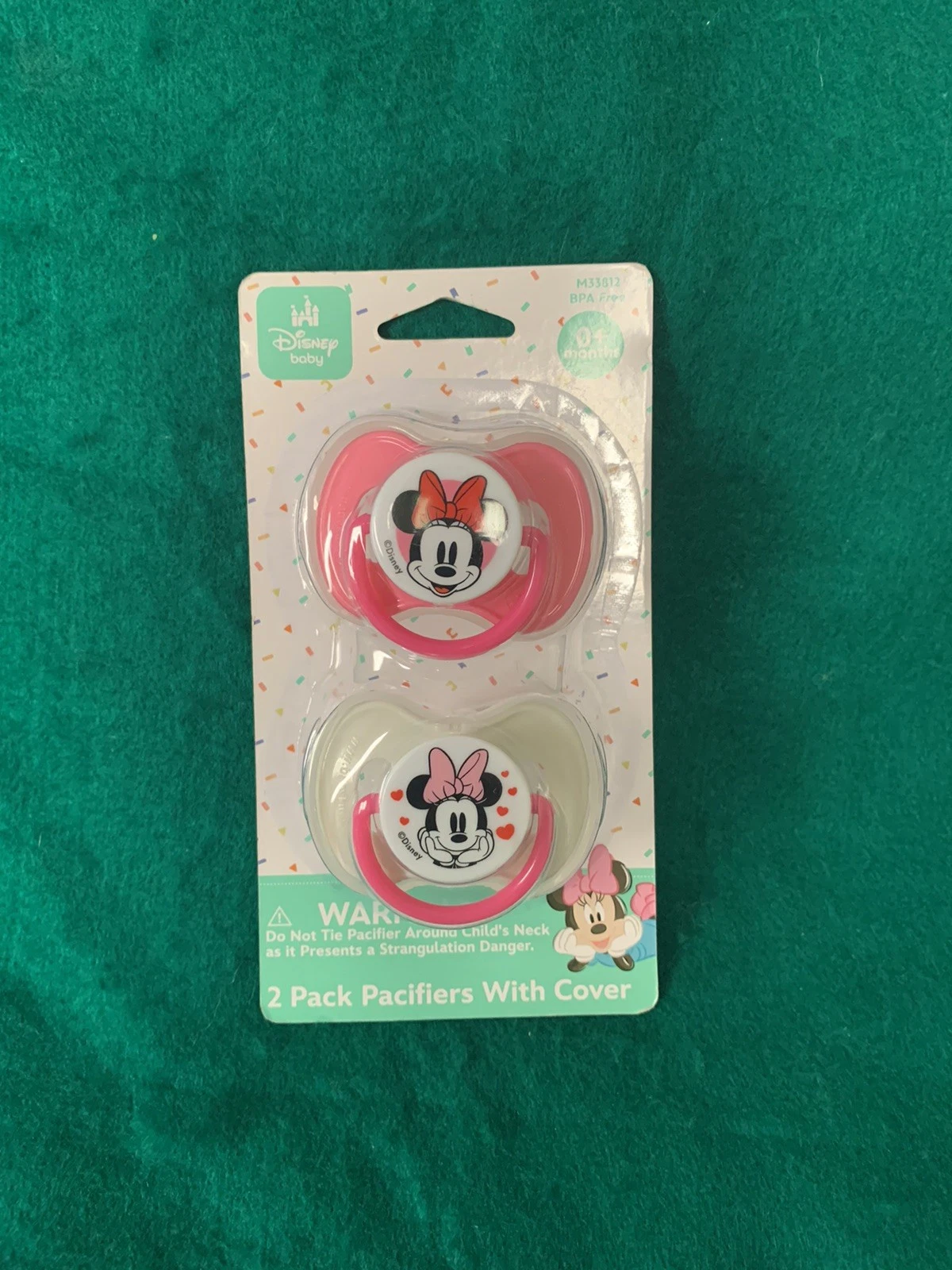 New 2 Pack Disney Pacifiers(pink/white With Cover)
Opens in a new window or tab