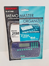 Memo Master Organizer Sharp EL-6710SB Stores 2,150 Names - New and Sealed