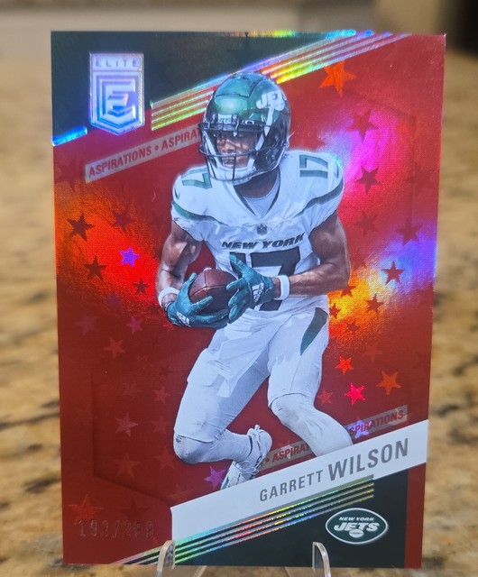 2023 Panini Donruss Elite - Garrett Wilson #38 Aspirations Stars /299