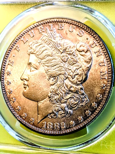 1882-S--MORGAN --SILVER-DOLLAR--GEM--BU--SHARP STRIKE--LUSTROUS--COLOR AND TONE-