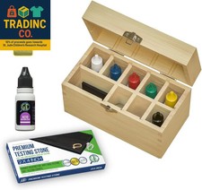 Gold Silver Platinum Jewelry Testing Kit 6 JSP Solutions 10K 14K 18K 22K 24K Sil