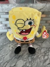 TY SpongeBob SquarePants Thumbs Up Winking Eye Plush Beanie Baby 2004