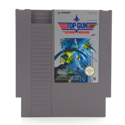 Nintendo NES Spiel: Top Gun the Second Mission - Modul Schutzhülle (PAL-B NOE)