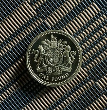 1998 Proof £1 – Royal Arms (Lion & Unicorn) – Royal Mint – Excellent Condition