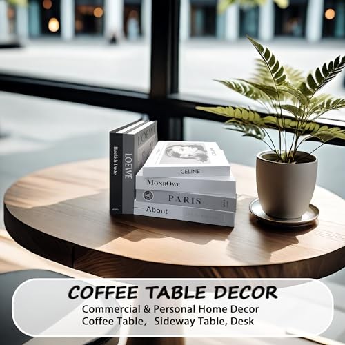  6 Pcs Faux Fashion Books for Home Decoration - Modern Aesthetic No.3 Set