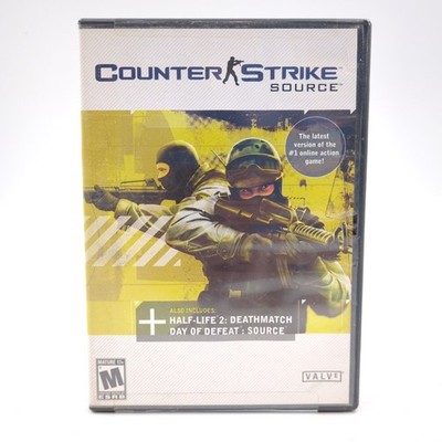 Counter-Strike: Source PC Video Game w/ Half-Life 2 Deathmatch & DoD Source